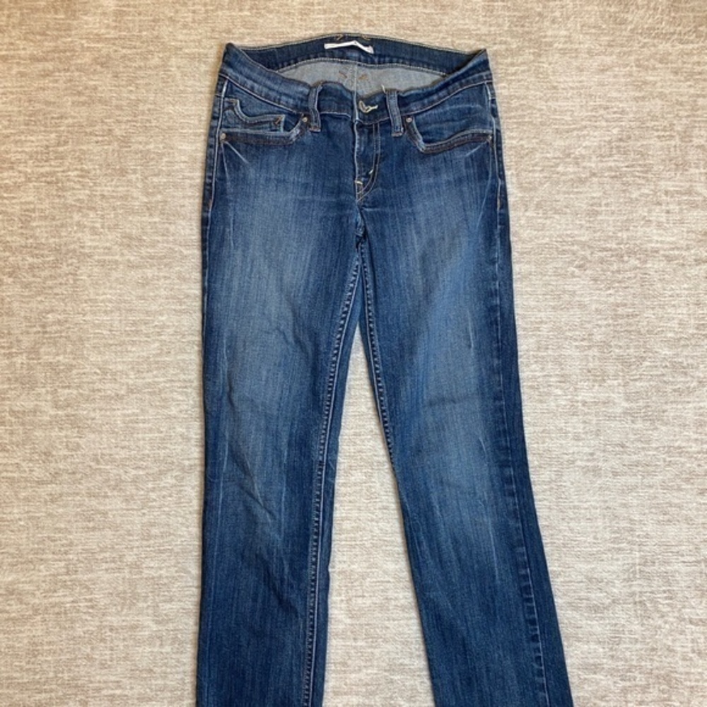 Levi's San Francisco women’s straight leg dark wash denim jeans size 28